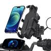 Motorrad Fahrrad Lenker Telefon Halterung QC3.0 USB Lade Halterung Ständer Halter
