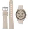 20-мм ремінець для годинника для Omega X Swatch MoonSwatch Omega та Swatch Ремінець Гумовий ремінець Omega Speedmaster...