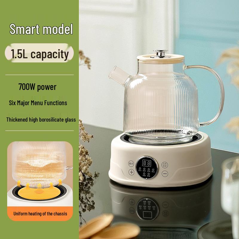 All-Glass Health Kettle - Multi-functional, Temperature-Controlled Tea Brewer for Home and Office