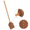 Leather Fly Swatter with 19" Long Wood Handle Sturdy Durable Flyswatter for Indoor and Outdoor Pest Control Rustic Swatter