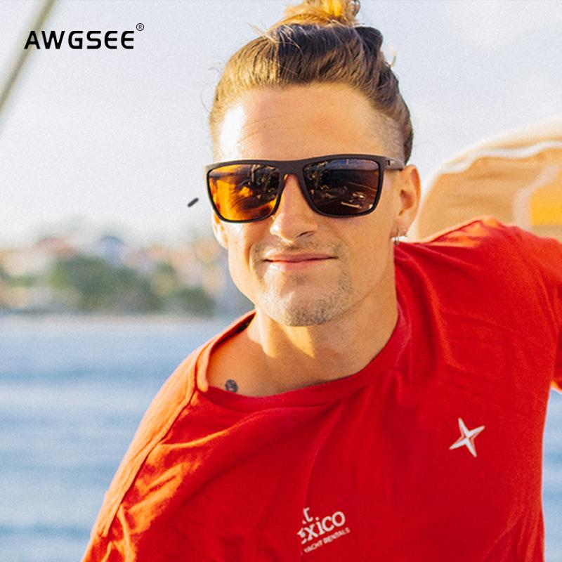 2025 neue Retro Square Polarisierte Sonnenbrille Herren Driving Shades für Männer Sonnenbrille Luxusmarke Designer UV400 Gafas