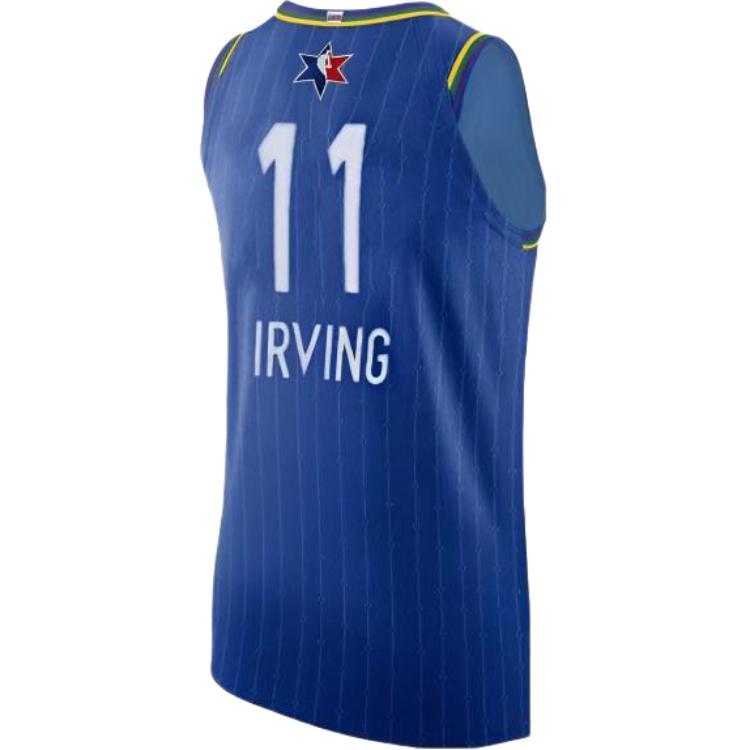 Nike Maillot de Basket Jeunes All-Star Imprimé Lettres Respirant Séchage Rapide Sports Kyrie 11 Maillot Enfants Bleu 3Z2B7B2UP-NYNKI