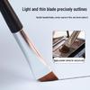 Professional Double-Headed Angled Eyeliner & Eyebrow Brush for Makeup and Beauty Applications