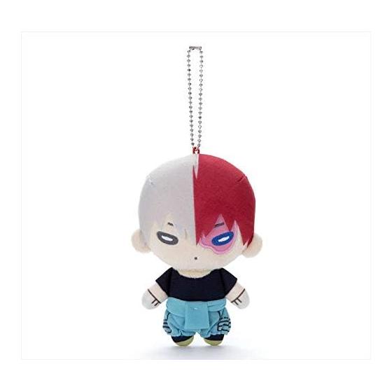 Takara Tomy Arts Nitotan My Hero Academia Cleaning Team Plush Toy with Ball Chain Shoto Todoroki Approx. 12cm Made of Polyester