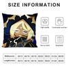 Game C-Cookie Run Kingdom Pillow Case Sofa Living Room Bedroom Double-Sided Printing Square Cushion Nap Time Pillow Case