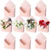 ABKP-Flower Wrapping Gift Bags, 10Pcs Bouquet Envelope Boxes, Folding Hand-Held Envelopes, Teacher' S Day Gift Boxes