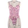 Sex Underwear Sexy Ultra-thin Floral Lace Strap Big Chest Small Slim Thong Set