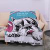 Cute Ultra-Soft Flannel Printed Blanket Plush Throw Nap Cover Sofa Bed Couch King Queen Full Size French Bulldog Dog
