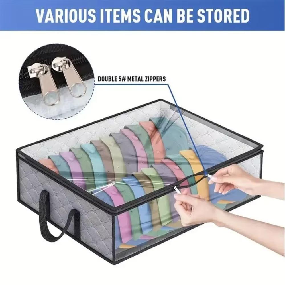 Non Woven Hat Bag Large Capacity Closet Cap Holder New Clothes Storage Bag  Hats