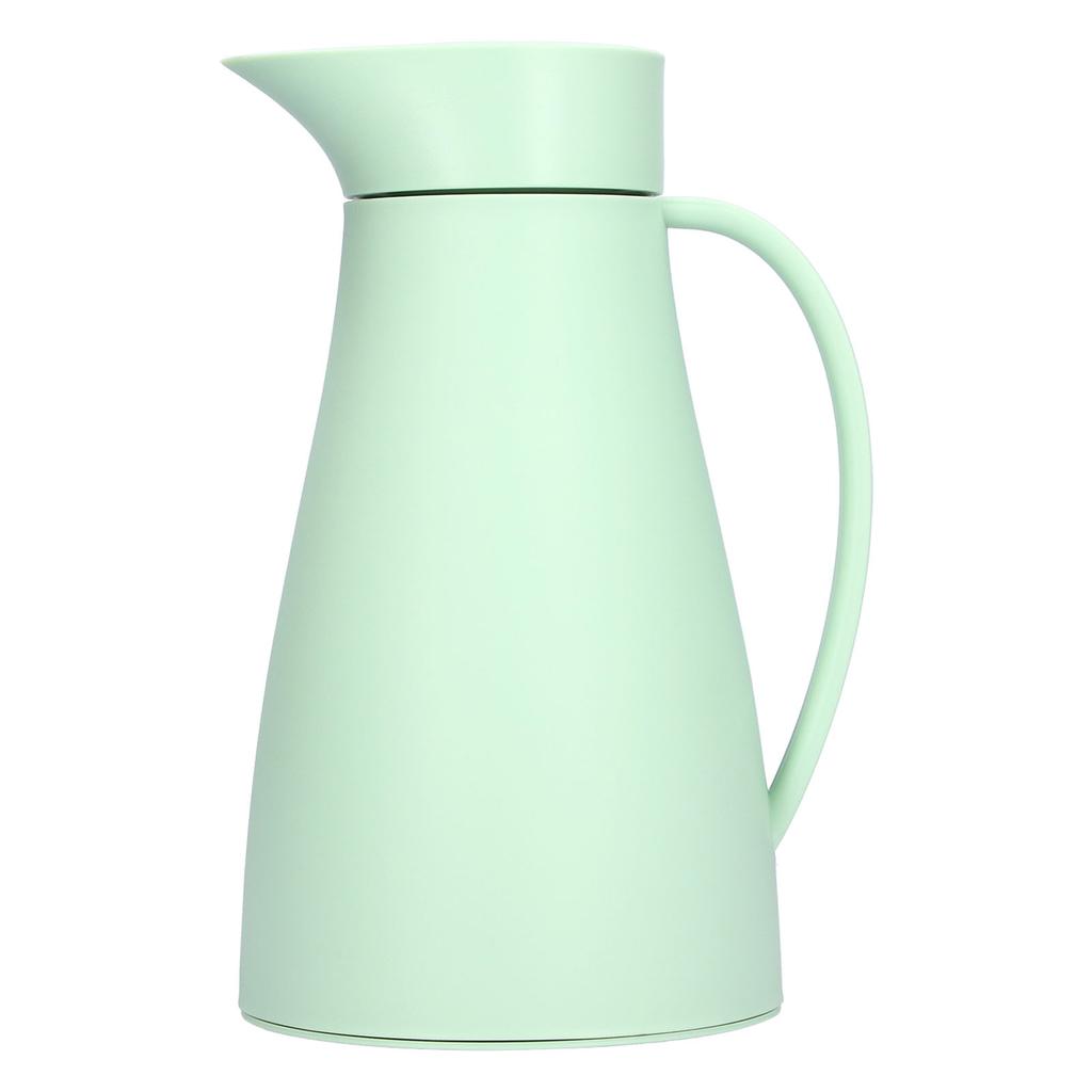 Thermal Kettle with Lid Glass Liner 1000ml Double Walled Insulation Pot for Coffee Tea Drink Green