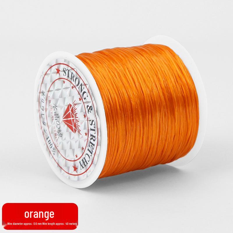 High Elasticity Wear-Resistant Beading Cord, 50 Meters - Ideal for DIY Crystal and Agate Projects