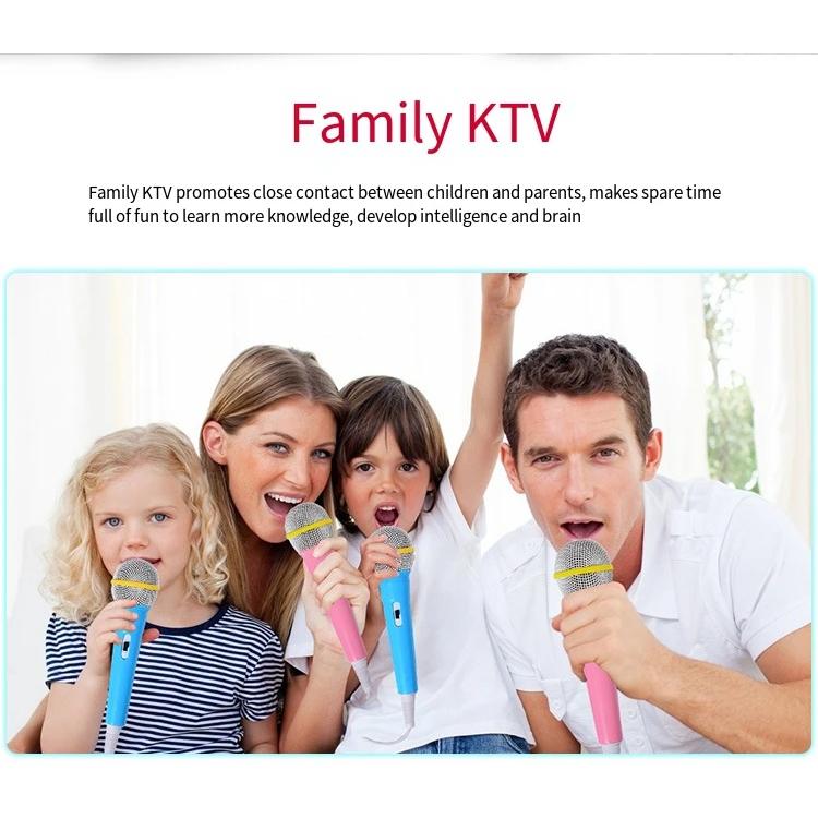 Barn med kablet mikrofon Musikkinstrument Sang MIC Barn Morsom gave Musikk Leke Mikrofon Leke Gutt Jente Julegave