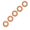 Set of 10 Oil Drain Plug Gaskets 0313.33 For Peugeot 207 208 307 308 406 Citroen C3 C5 10X20X1.8mm Oil Pan Screw Washers Gaskets