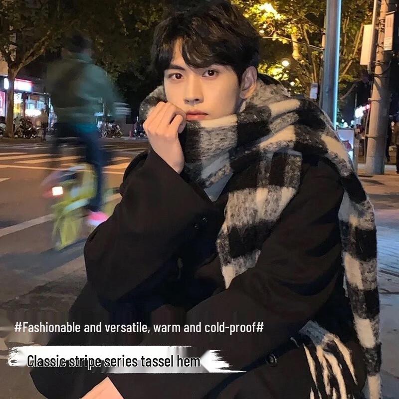 Warrior Men's Extra Long & Thick Winter Scarf