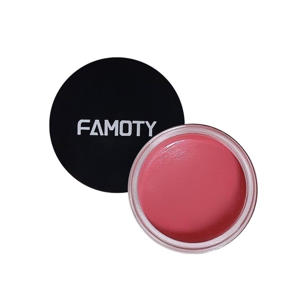 FAMOTY Multi-Use Blush & Lip Cream: Natural Sheer Highlighter for Universal Complexion Enhancement