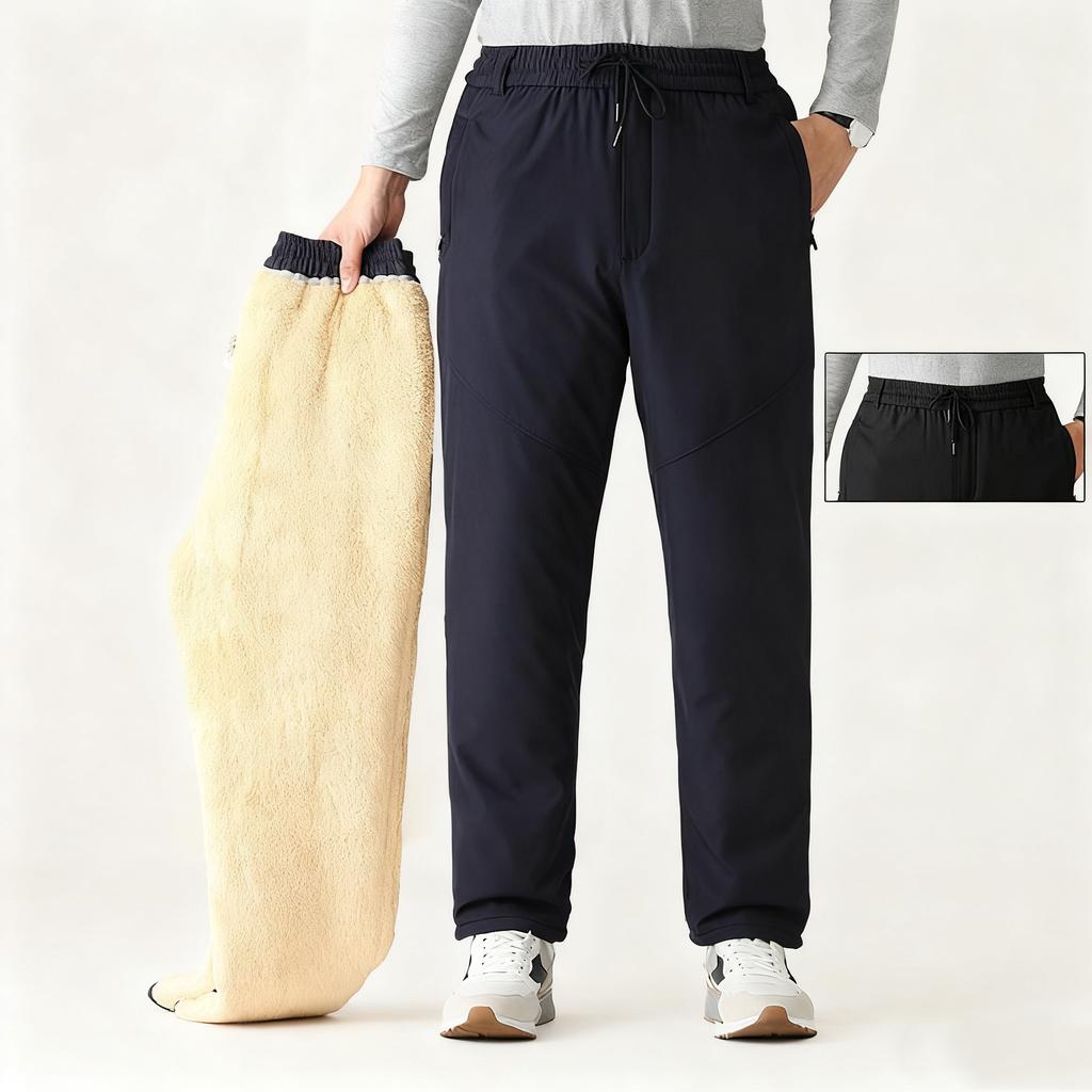 Zimní mikina Pánské Plyšové Tlusté Fleece Tepláky Jehněčí vlna Teplé kalhoty Ležérní Kalhoty Vodotěsné Větruodolné Teplé Bavlněné Kalhoty