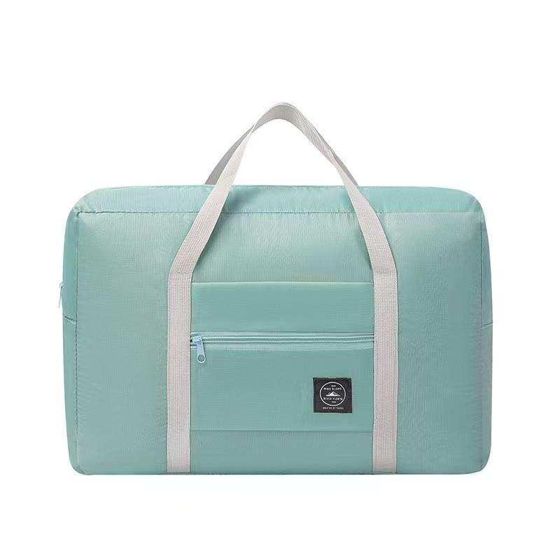 

1Pc Red/Navy/Green Multifunctional Folding Travel Bag Single Shoulder Hand Luggage Bag Large Capacity Luggage Storage Waterproof зелений