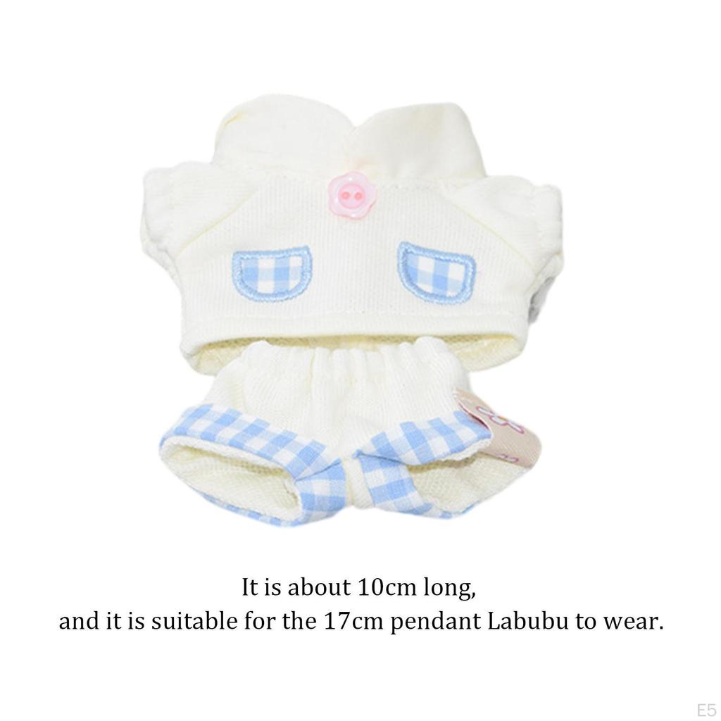 Casual Outfits for Mini Plush Dolls, Practical Decoration, Doll Accessories, Trendy Clothes