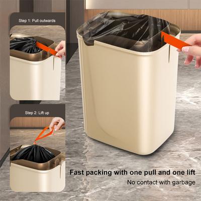 Automatic Sensor Sealed Garbage Can with Lid 20L Narrow Seam Storage Bucket 3 Modes Type C Charging for Home Kitchen Living Room