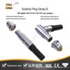 Aviation Plug: Central 2B Connection, Internal Fixing, Straight Pin, Sleeve Type, 2-32 Core Connector