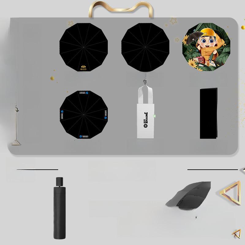 Regenschirme mit individuellem Logo: Werbeartikel in kleinen Mengen, personalisiertes Geschenk, automatisch faltbarer Sonnenschutz