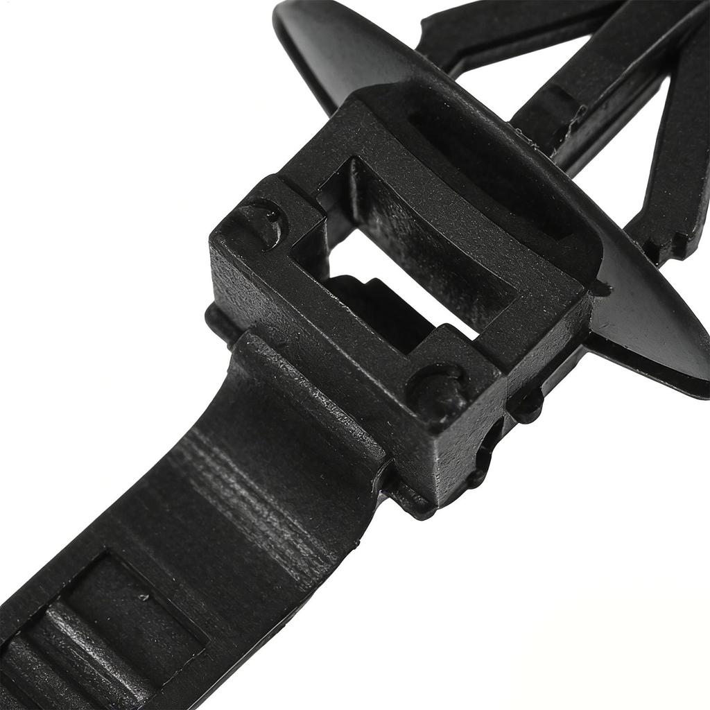 25 peças Abraçadeira de Cabo Universal de Nylon Fivela Pesada Auto-Travante Suporte de Abraçadeiras Zip com Fixadores de Pino Para Painel de Carroceria de Automóvel RV