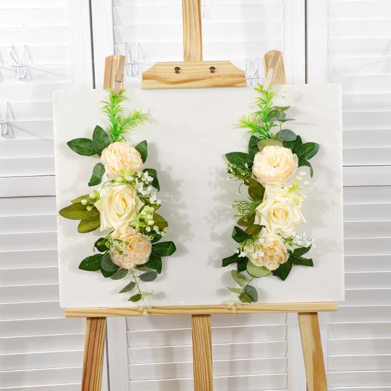 Cross-Border Artificial Flowers, Welcome Flower Arrangements, Door Lintel Flowers, Artificial Flower Signs, Artificial Flowers for Weddings, Wedding C