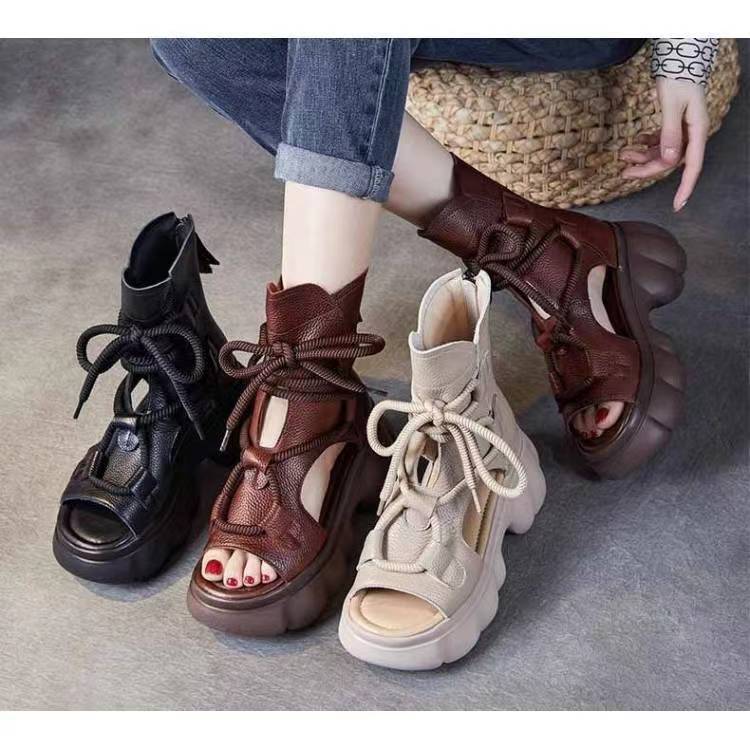 Sandales d'été à pente épaisse pour femmes