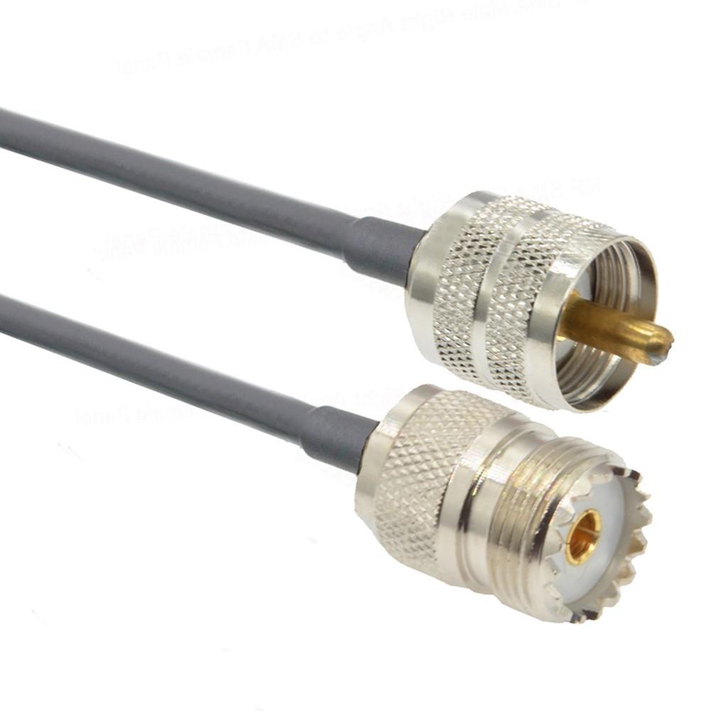 RG58 Kabel PL259 UHF Stecker auf UHF Buchse SO239 Kabel PL-259 auf SO239 HF Koaxial