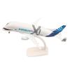 20cm Bílý velrybí transportní letoun A300-600 Beluga Airlines Model letadla Transportní Beluga Odlitek ze slitiny Model letadla Hračka
