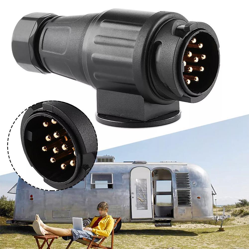13Pin Trailer Plug 12V Towing Bar Socket 13 Pole Wiring Electrical Connector Trailer Electrical Connector For Vehicle RV China