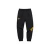 Knitted Breathable Letter Print Casual Sports Pants Men Bottoms Black 152131327-2