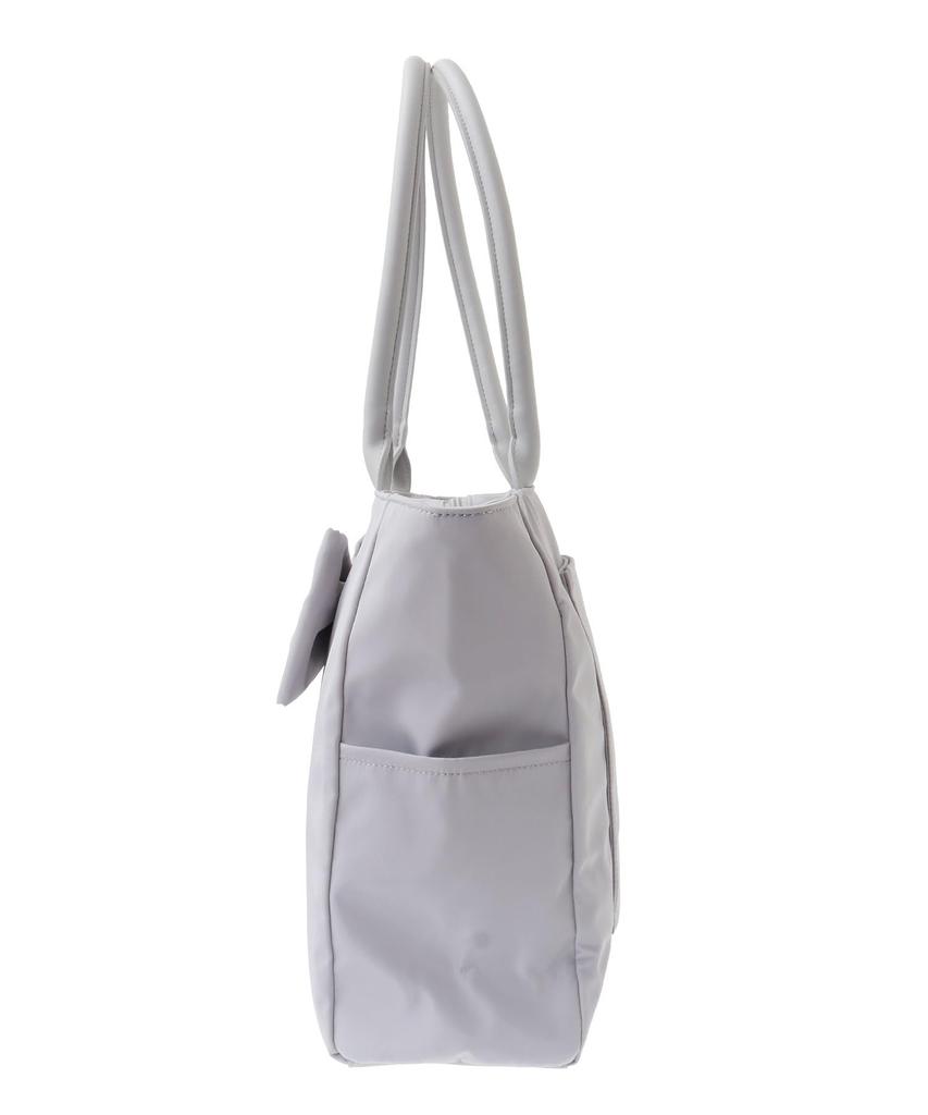 Maison De FLEUR EC Exclusive Front Ribbon Carry-On Bag, Grayish Blue, F Tote Bag, 08000400700