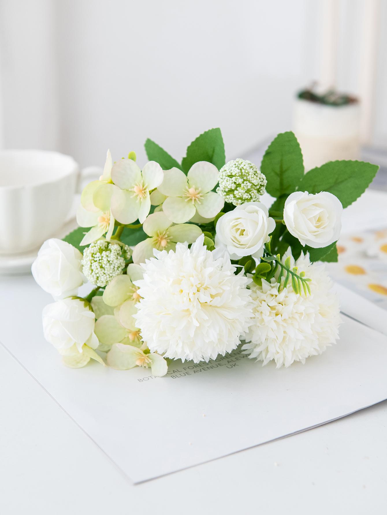 Шелковые Искусственные Цветы Луковичные Хризантемы Розы Фестиваль Свадьба Свадебные Букеты Дом Комната Уличный Сад Сделай Сам Подарки Декор 1pc