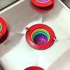 Rainbow Sink Strainer Expandable Capacity Basket Prevents Clogs And Odors Food Waste Collector for Kitchen