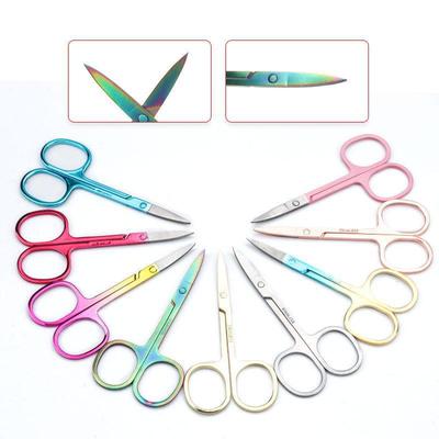 Multifunctional Stainless Steel Eyebrow Trimmer: Sharp and Easy-to-Use Mini Beauty Makeup Scissors