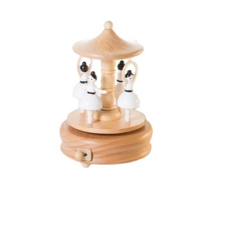 Wooden Music Boxes for Present Wooden Music Box Gifts for Kids Girlfriend Birthday ( Castle in the Sky)