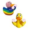 Mischief Little Duck Resin Decorations Desktop Ornaments Practical Joke Duck Toy Sculptures Animal Figures Car Interior Decor