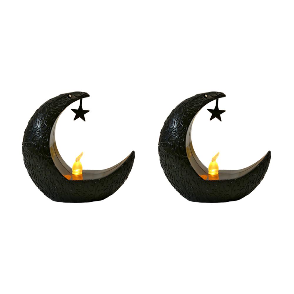 2pcs Arab Ramadan Wind Light LED Electronic Candle Night Lights,Castle Candle Lamp,LED Candle Lights Ornament Home Party Decor