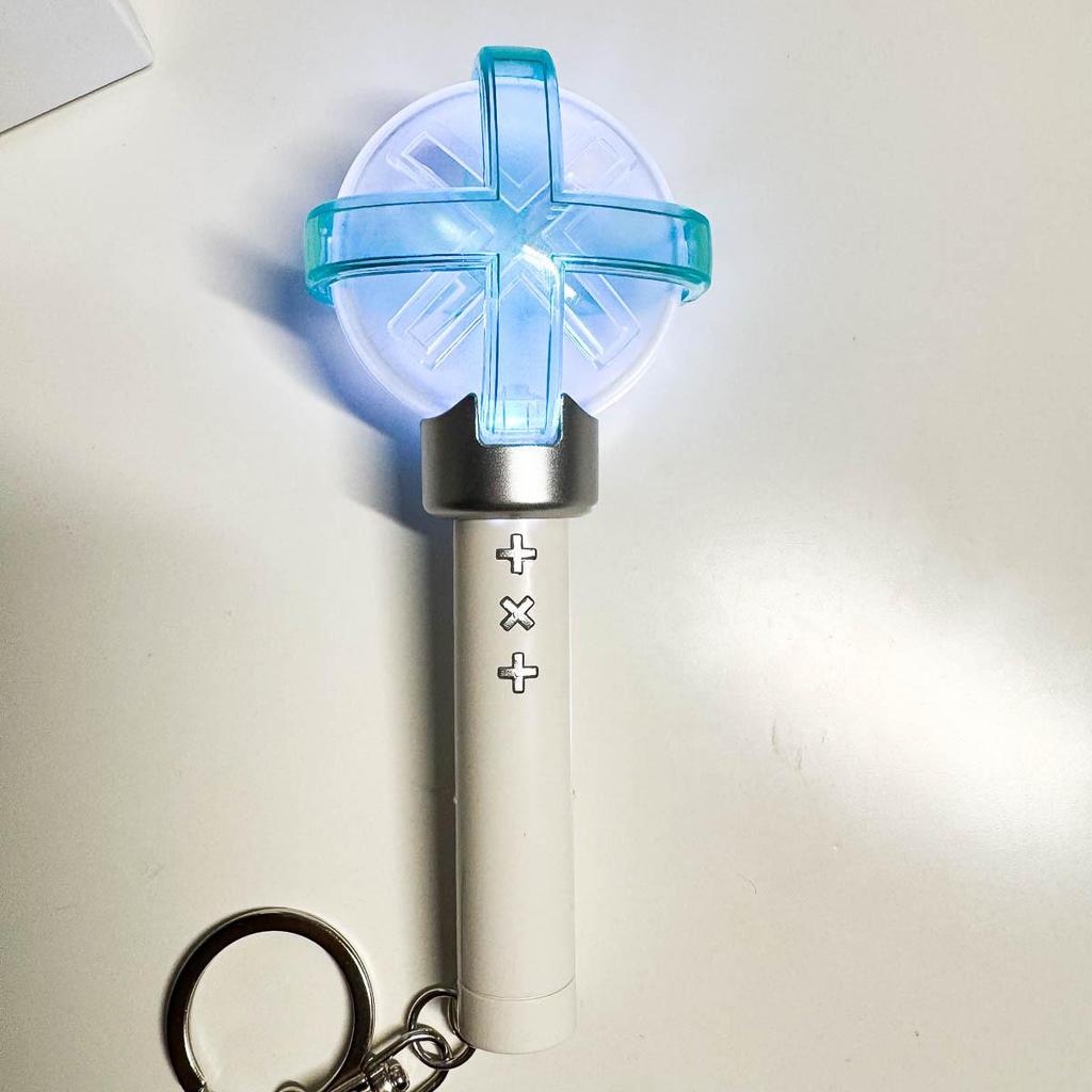2nd Gen Mini Cheering Stick Luminous Keychain with Retractable Handle
