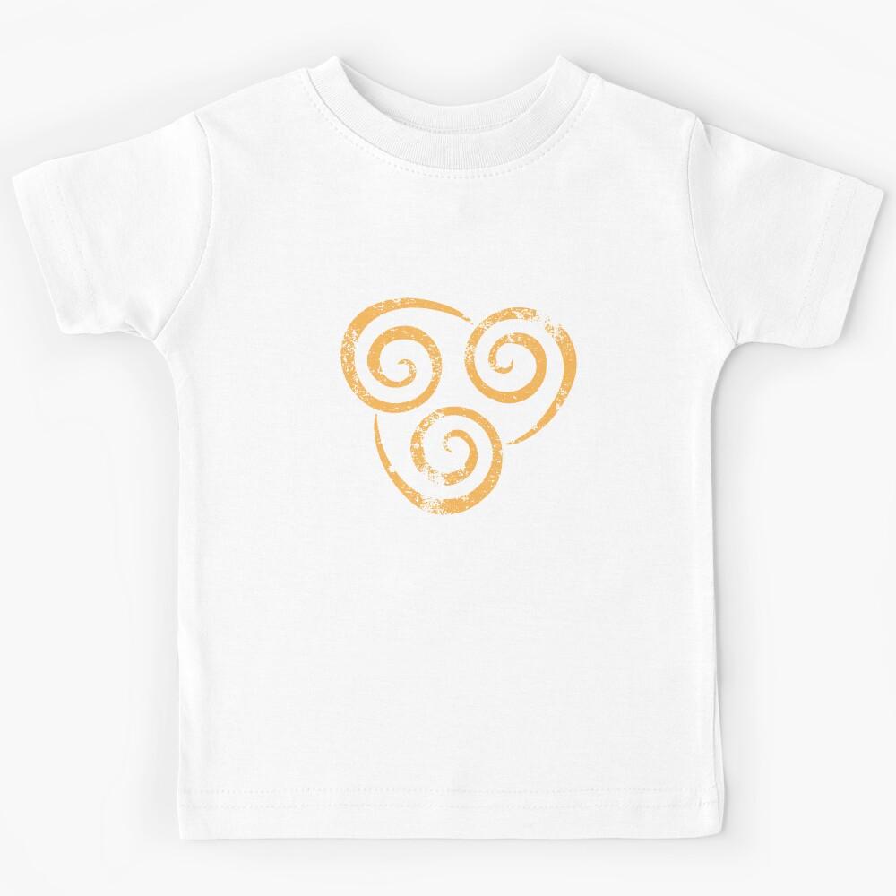 Airbending Logo · Distressed Kids T-Shirt 140