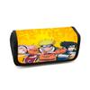 NARUTO Cartoon Anime Pencil Box Double Layer Flip Pen Case Lightweight Stationery for Kids School Daily Use,Boys&Girls Ages 5-10