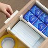 New Retractable Drawer Storage Partition HIPS Space Saving Drawer Baffle White Multi-functional Sorting Baffle for Underwear