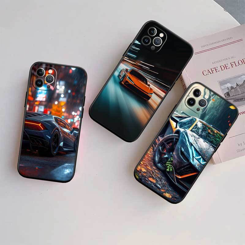 Supercar Car Phone Case for Samsung S20 S21 S21S S22 S23 S24 FE Ultra Plus Lite F06 F16 M06 M16 M56 A07 A17 A36 A37 A55 A57