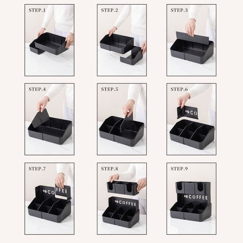 Adjustable Retractable Paper Cup Holder Plastic Cup Straw Storage Rack Cup Dispenser  for Home