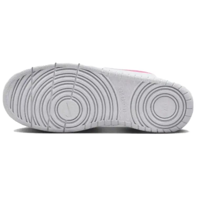 Nike Court Borough Slip Resistant Abrasion Resistant Low Top Kids Lifestyle Shoes White Pink Sneakers DV5456-113