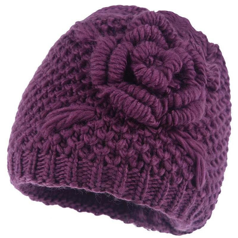 New Style Mom Hat for Women Winter Imitation Mink Fur Hat  Fashionable Leather Warm Hat  Middle Aged and Elderly Fur Tomb Cap Trend