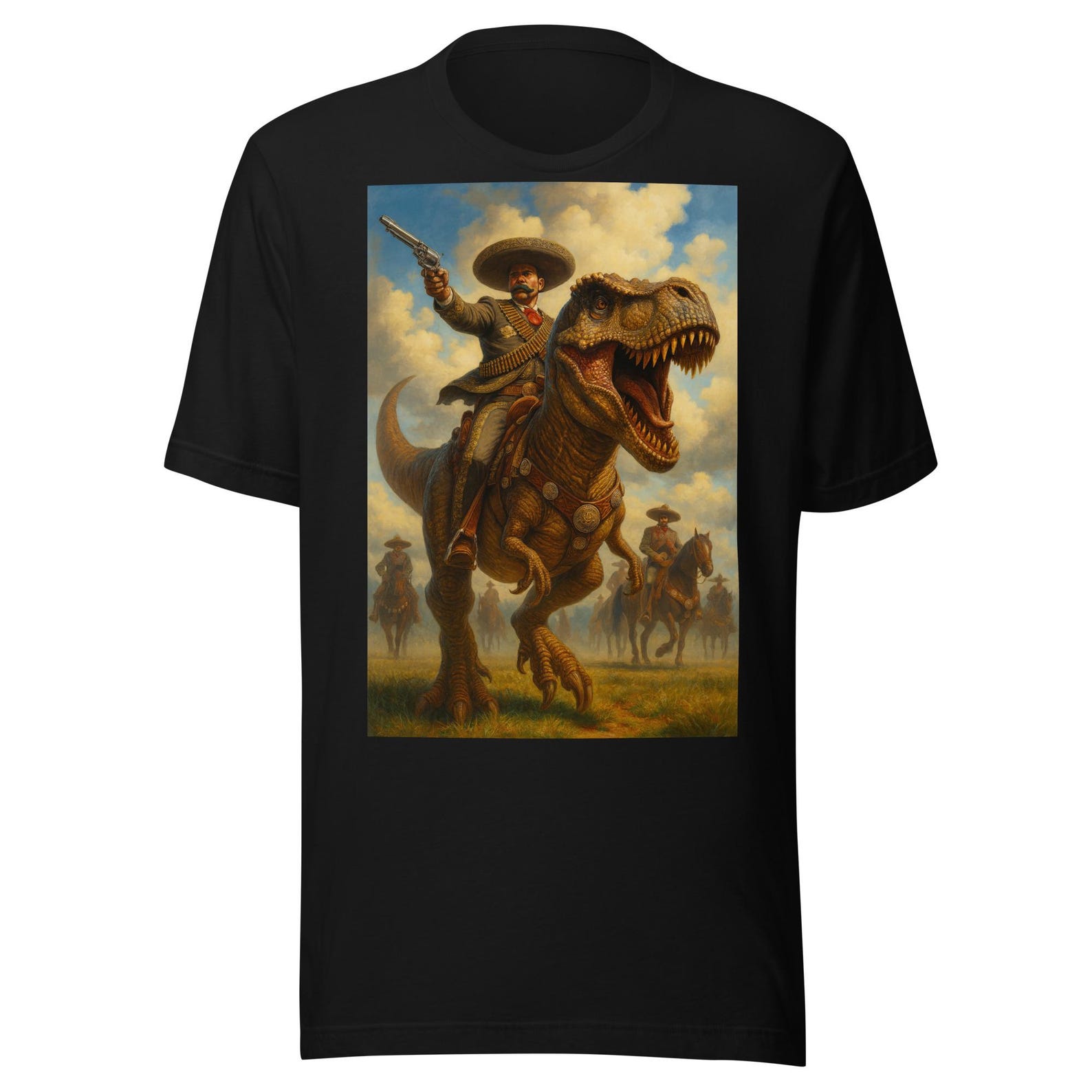General Emiliano Zapata Dinosaurio Unisex t-shirt L
