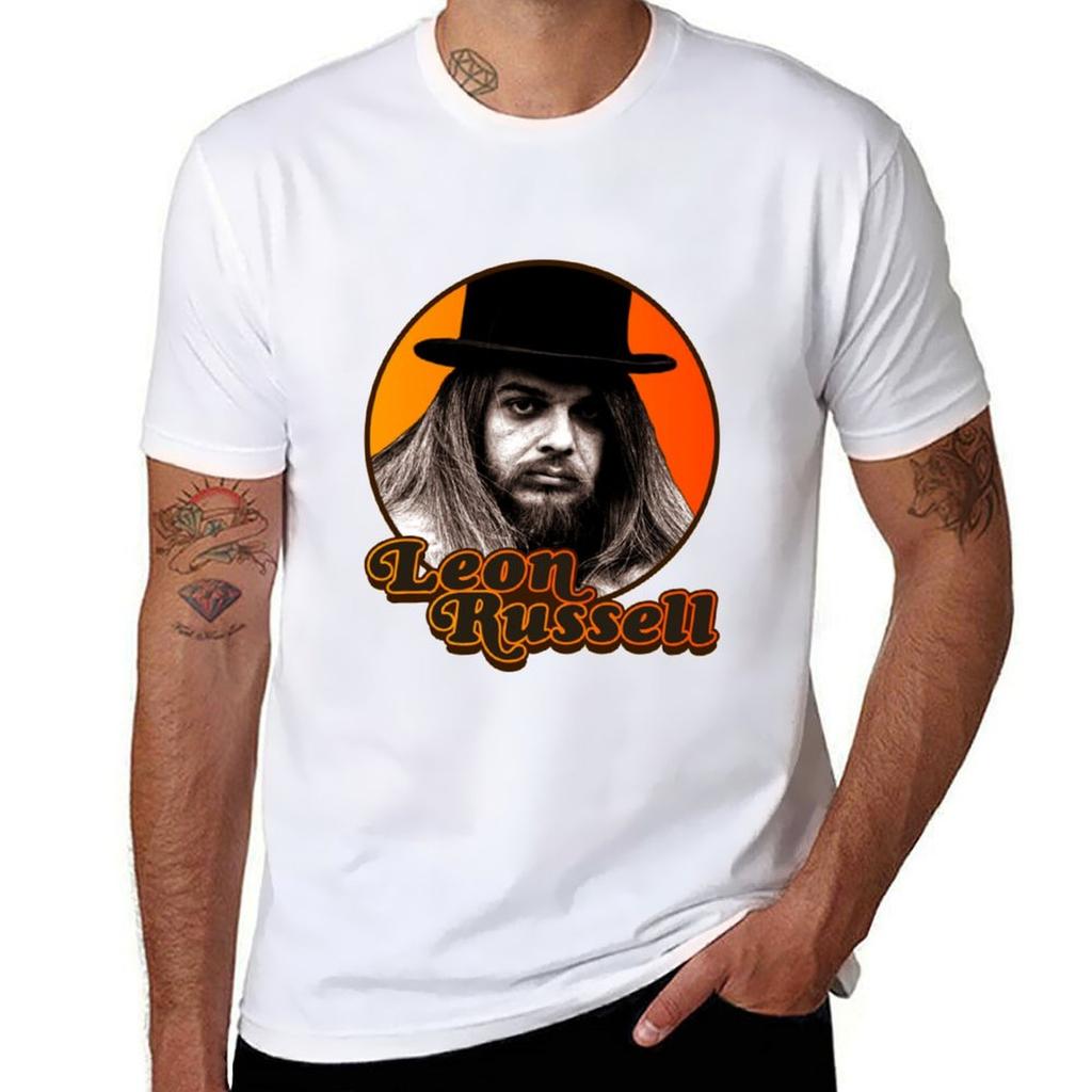 Leon Russell Tshirt Halloween Casual Tshirt