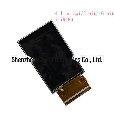 3.5" TFT LCD Screen, 320x480 Resolution, ILI9486, Compatible with 4-Wire SPI, 8-Bit/16-Bit.